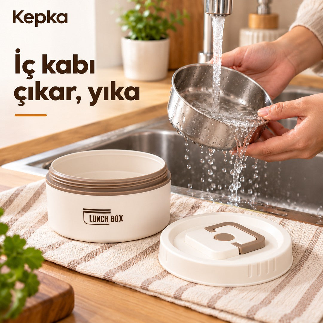 İç kabı çıkar, yıka