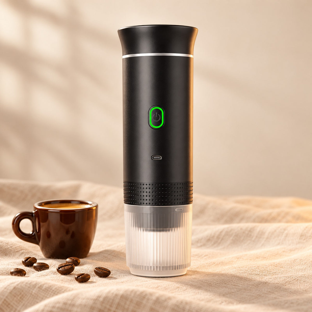 Kepka taşınabilir espresso makinesi